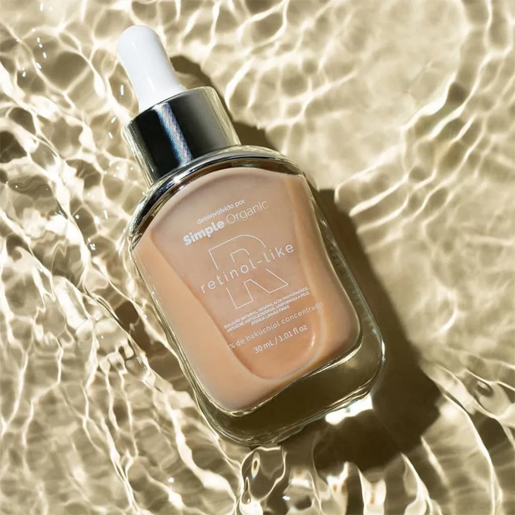 Sérum Solução Retinol Skincare Antiacne e Antioleosidade em Sete Dias Simple Organic