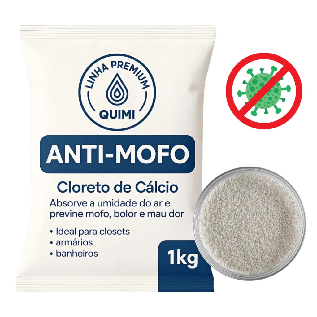 Refil Antimofo Armários Desumidificador Antihumidade 1KG Premium