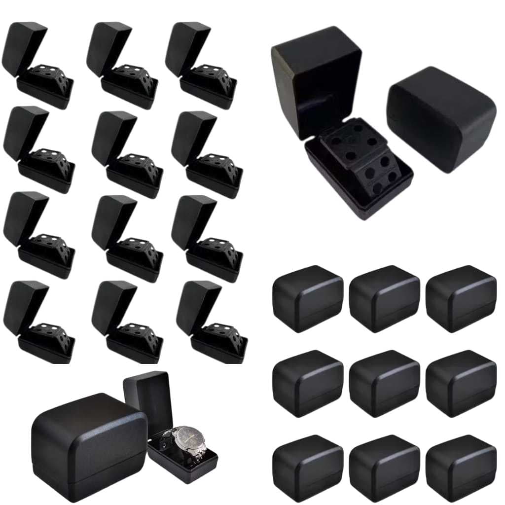 Kit Com 36 Caixinha Sem Logo Para Relógios Joias Atacado Promoção