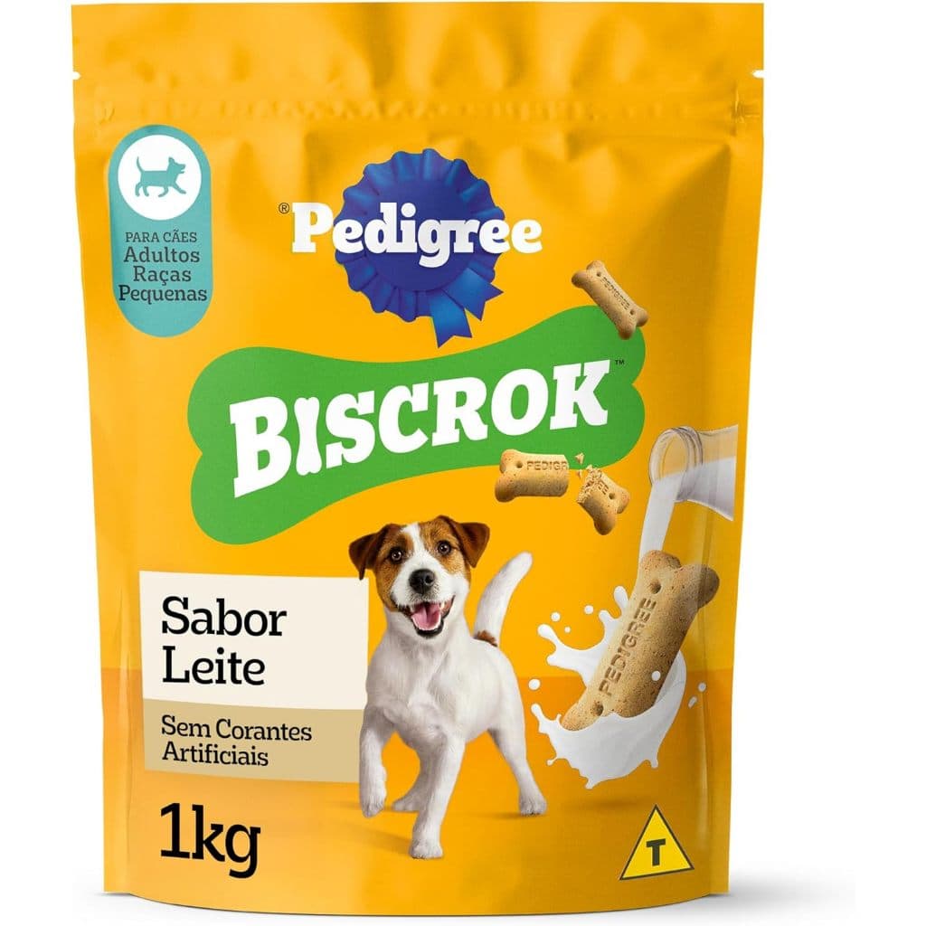 Biscoito Pedigree Biscrok Para Cães Adultos Raças Pequenas, 1 kg