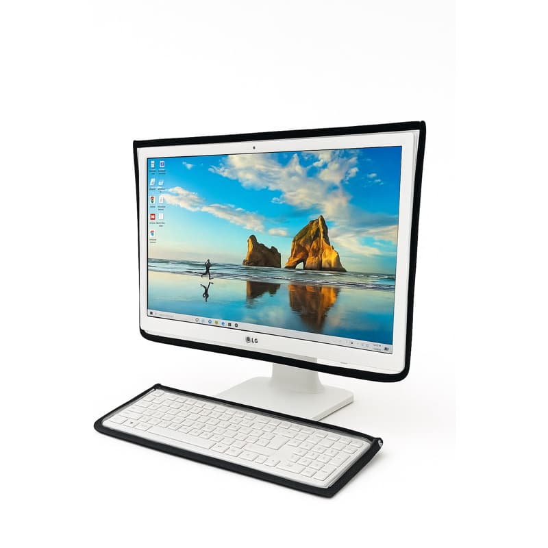 Capa para PC All In One Monitor 19” A 27 Polegadas + Teclado com zíper