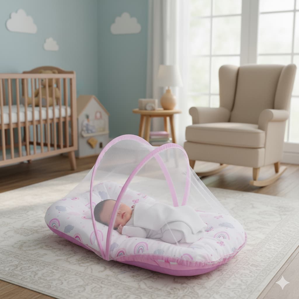 Berço Portátil Ninho redutor Com Mosquiteiro Preço De Atacado, enxoval, bebê