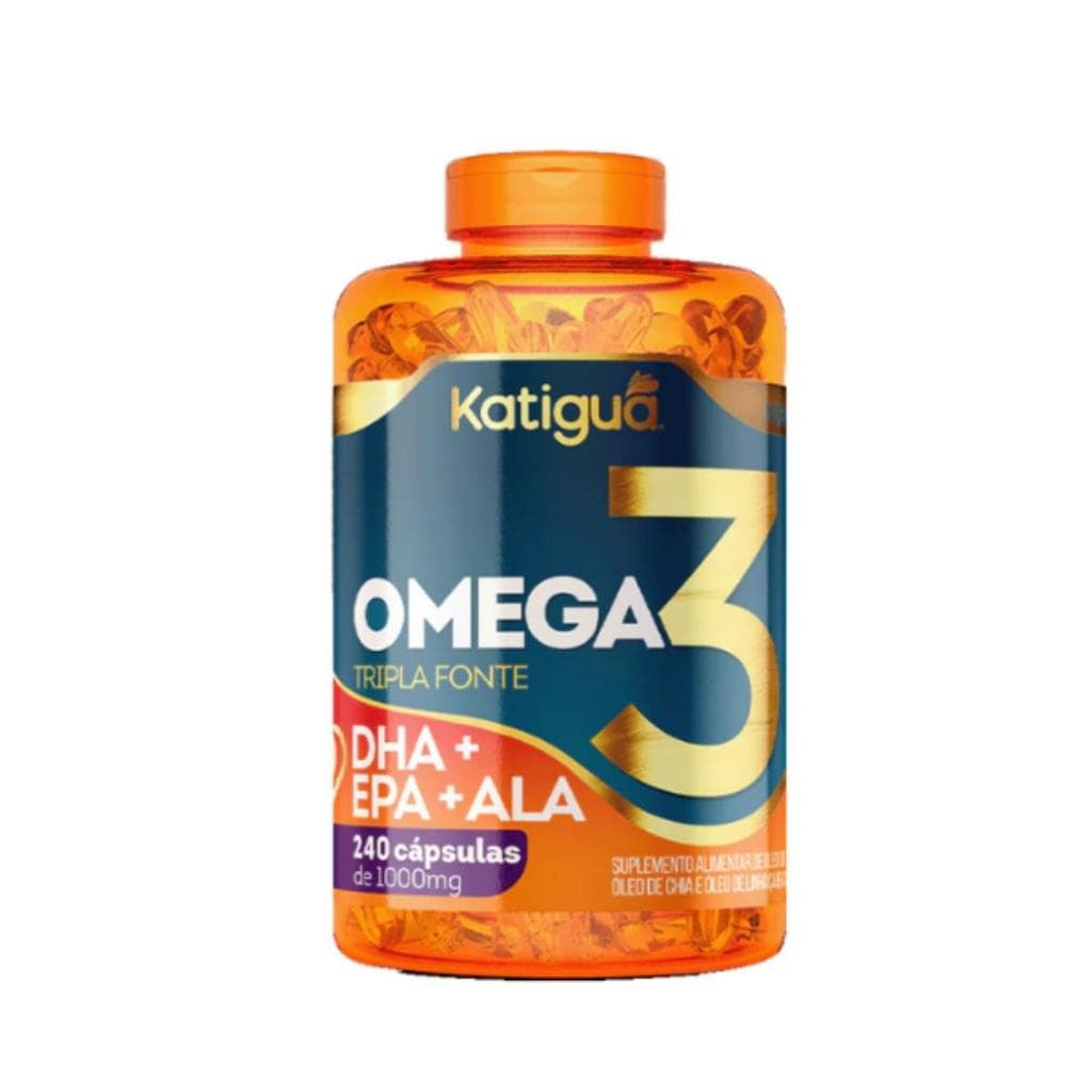 Ômega 3 1000mg 240 Cápsulas Tripla Fonte Kátigua