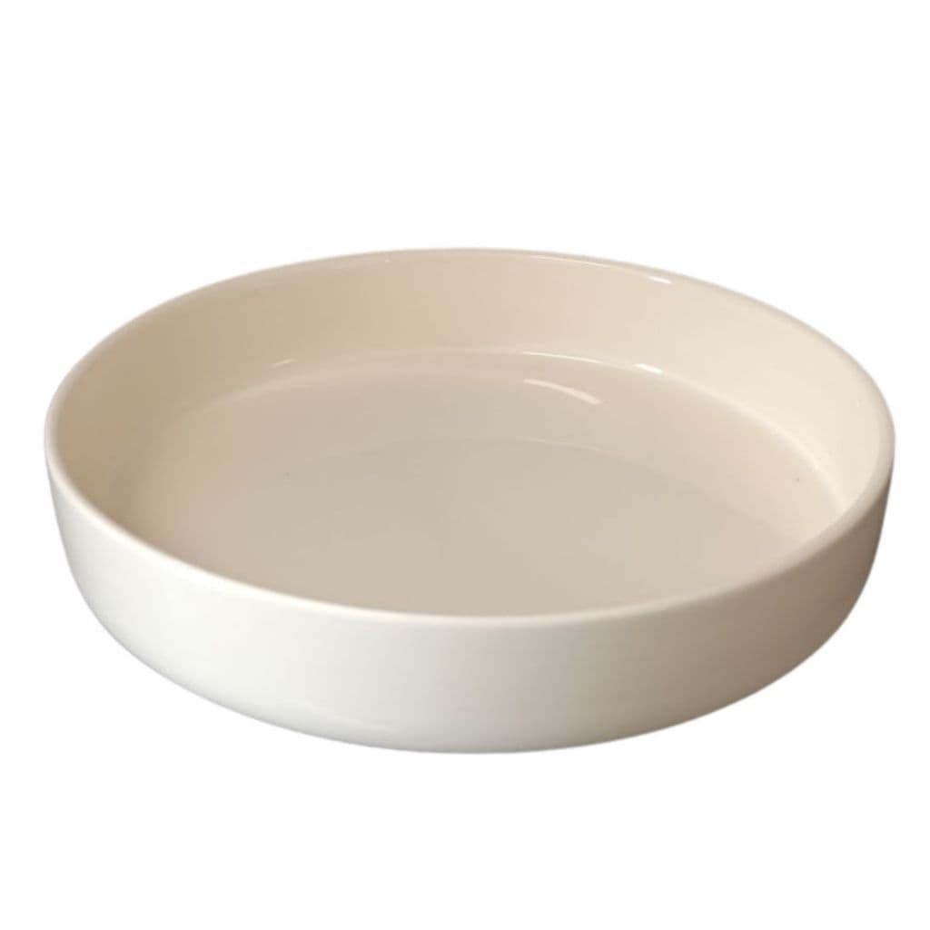 Tigela Fruteira Saladeira Ceramica Scalla 28cm Bege Segunda Linha