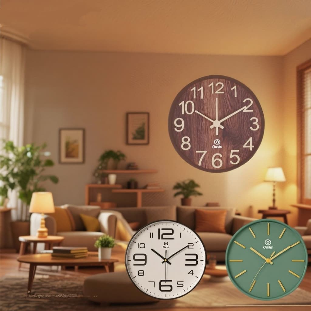 Relógio De Parede Moderno Elegante Para Casa Escritório Analógico Decorativo