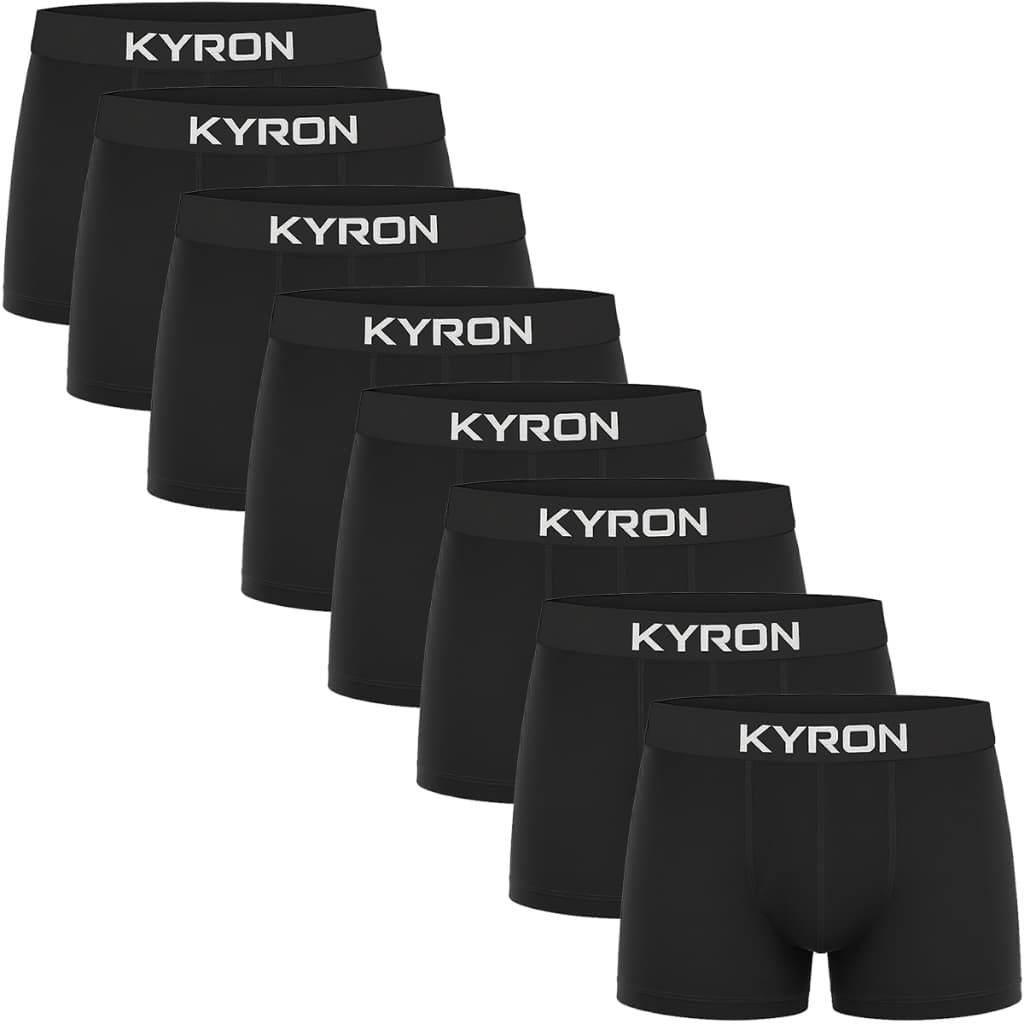 Kit 10 Cuecas Box Boxer Kyron De Microfibra Adulto