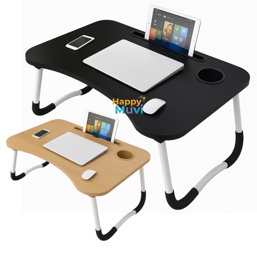 Mesa Para Notebook Portátil Dobrável Com Suporte Para Tablet