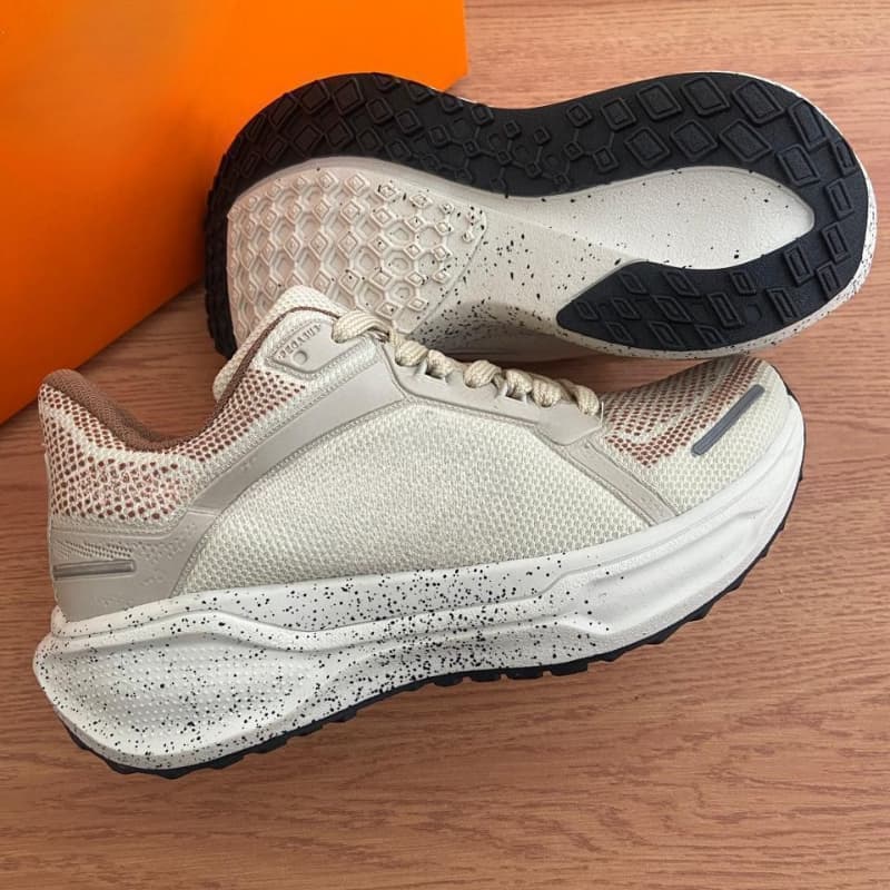 Tênis Esportivo Feminino Bege 34 ao 39 Confortável e Leve Promoção Frete Gratis