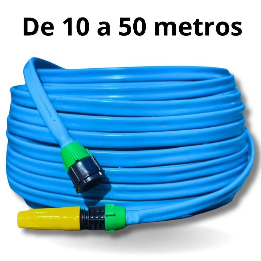 Mangueira de Jardim Anti-Torção e Anti-Dobras - 50 Metros azul