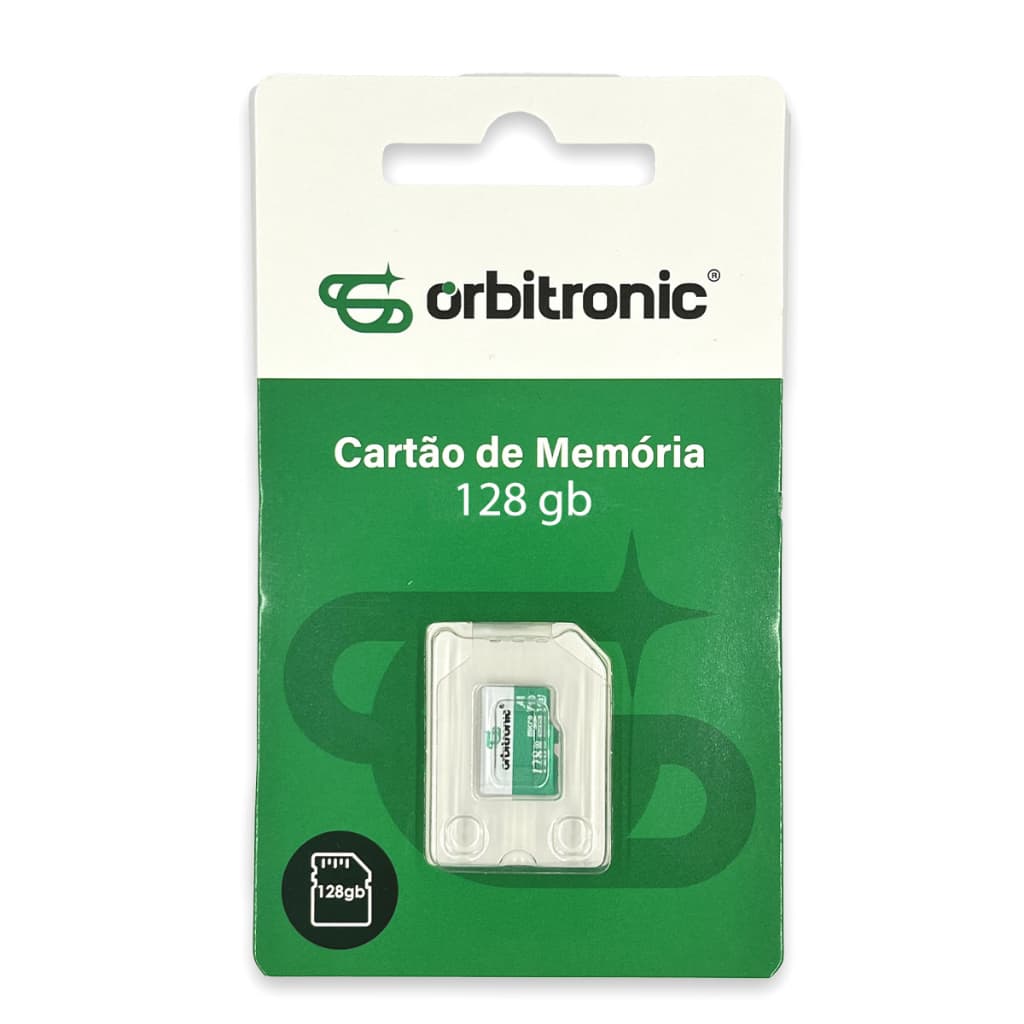 Cartão De Memória 128gb Classe 10 U3 Orbitronic