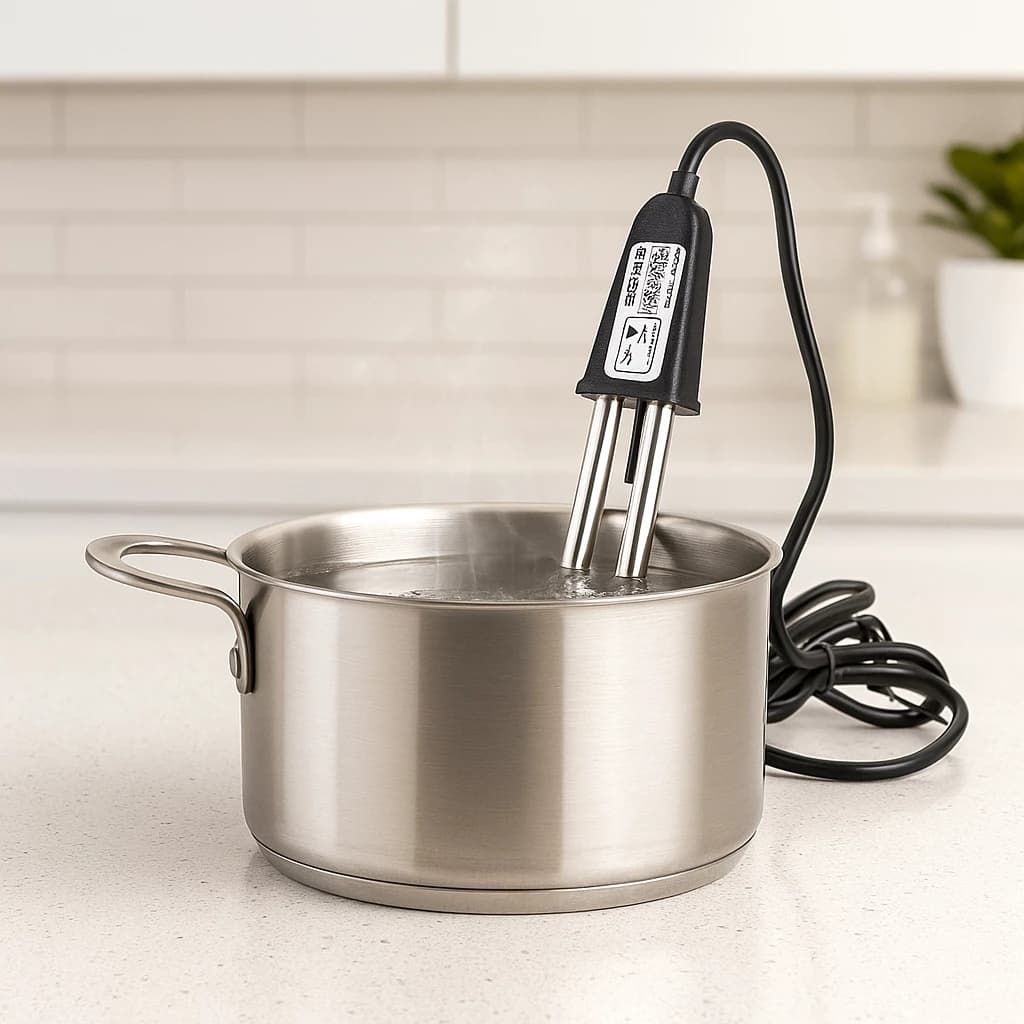 Ebulidor Elétrico Ferve Água Rápido Aquecedores de Água 500W 220v 127V Segurança no uso