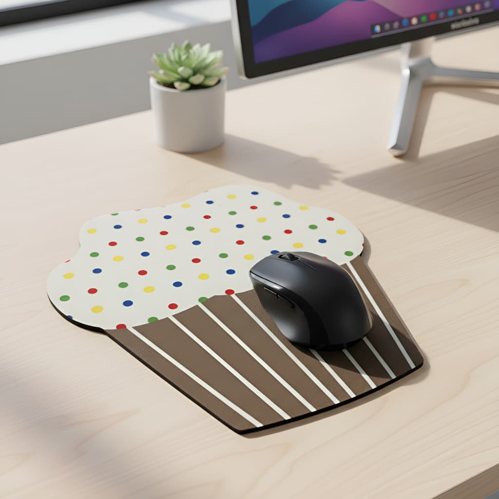 Mouse Pad Cup Cake Divertido Computador Confortável