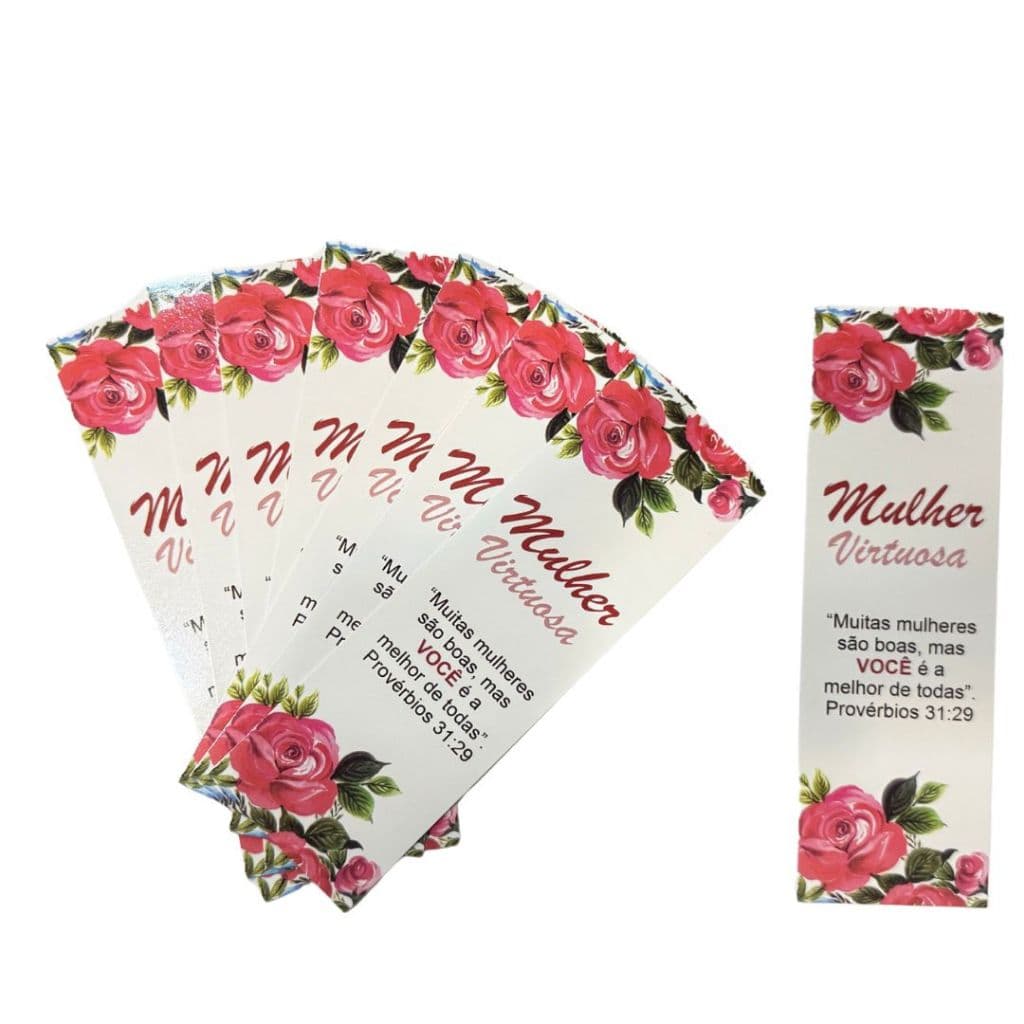 Kit Marca Página Mulher Virtuosa 50 Unidades