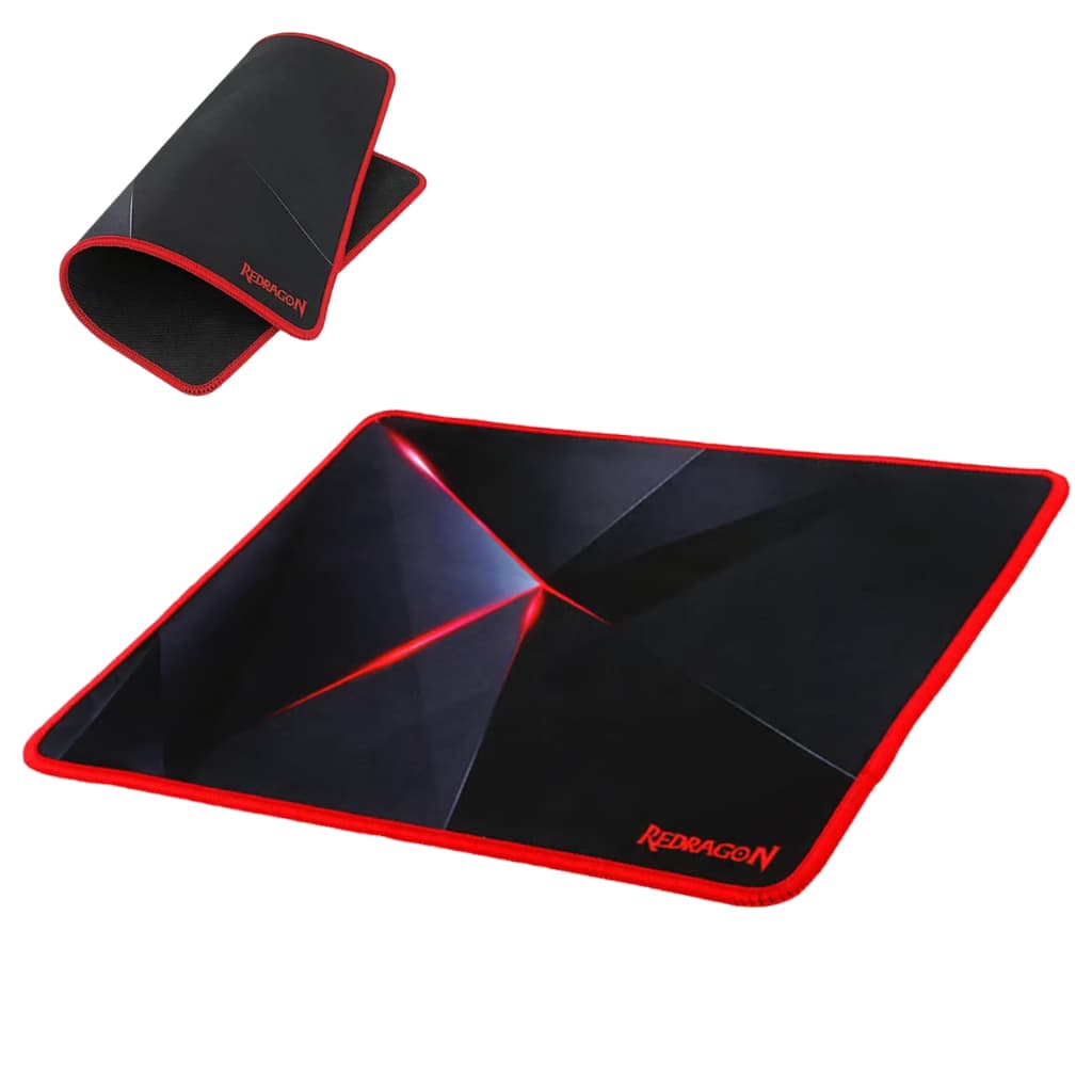 Mousepad Gamer Redragon Capricorn Profissional PO12 Speed Médio Antiderrapante Impermeável Preto