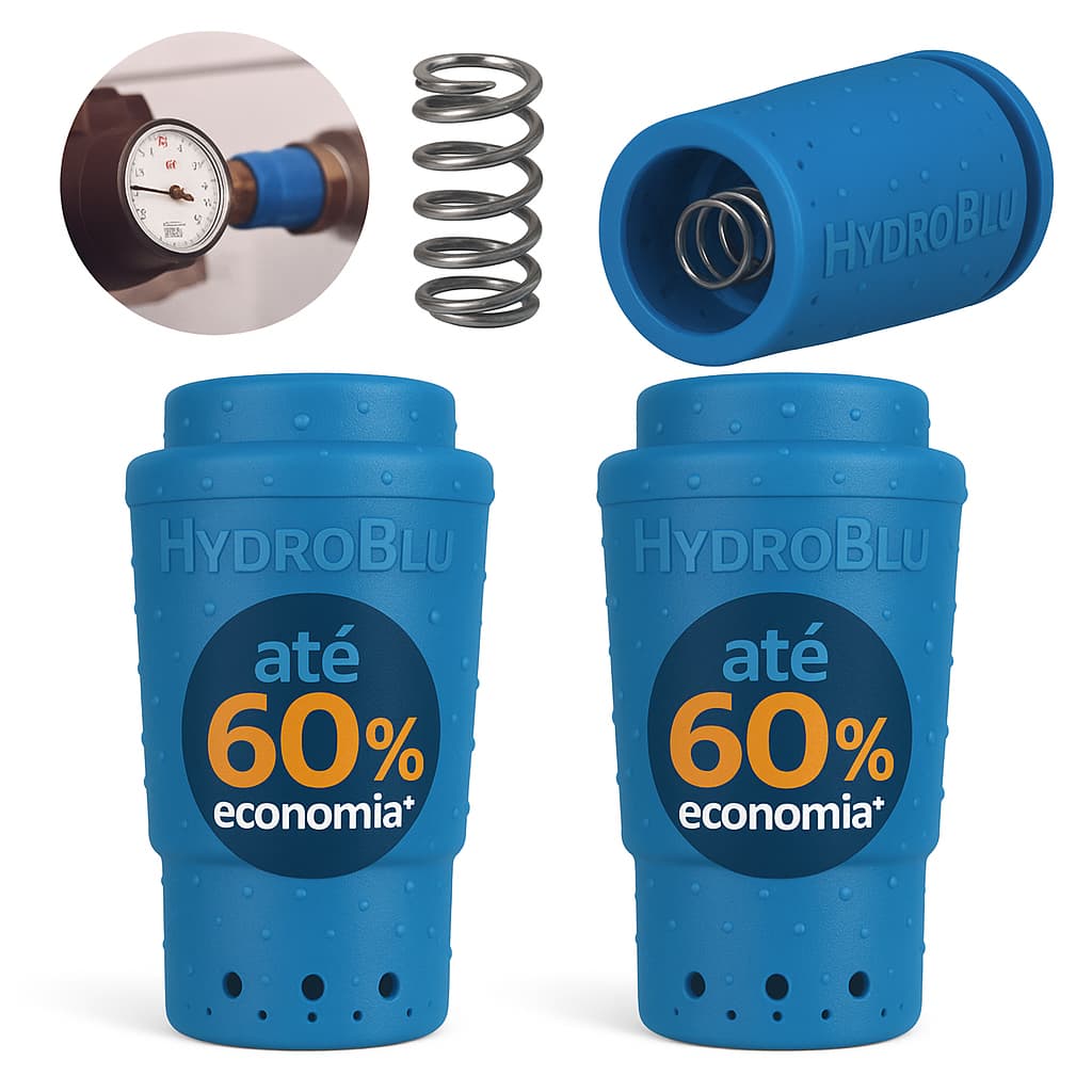 Kit 2 Bloqueador De Ar Hidrometro Redutor Conta Água 3/4