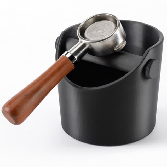 Batedor de borra de café expresso - Caixa para borra de pó café - Box coffee reservatório