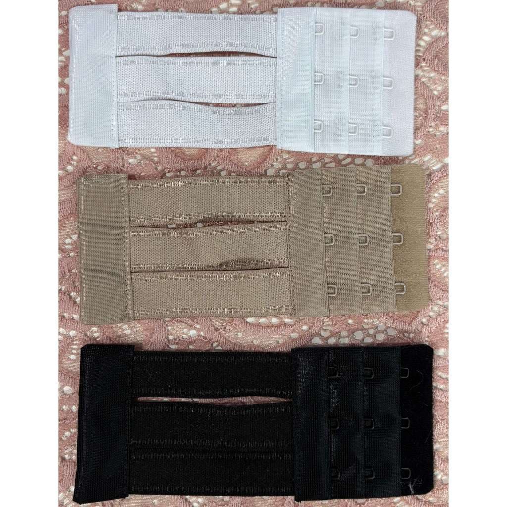 Kit com 3 Extensores 3 ganchos Para Sutiã - Conforto e Ajuste
