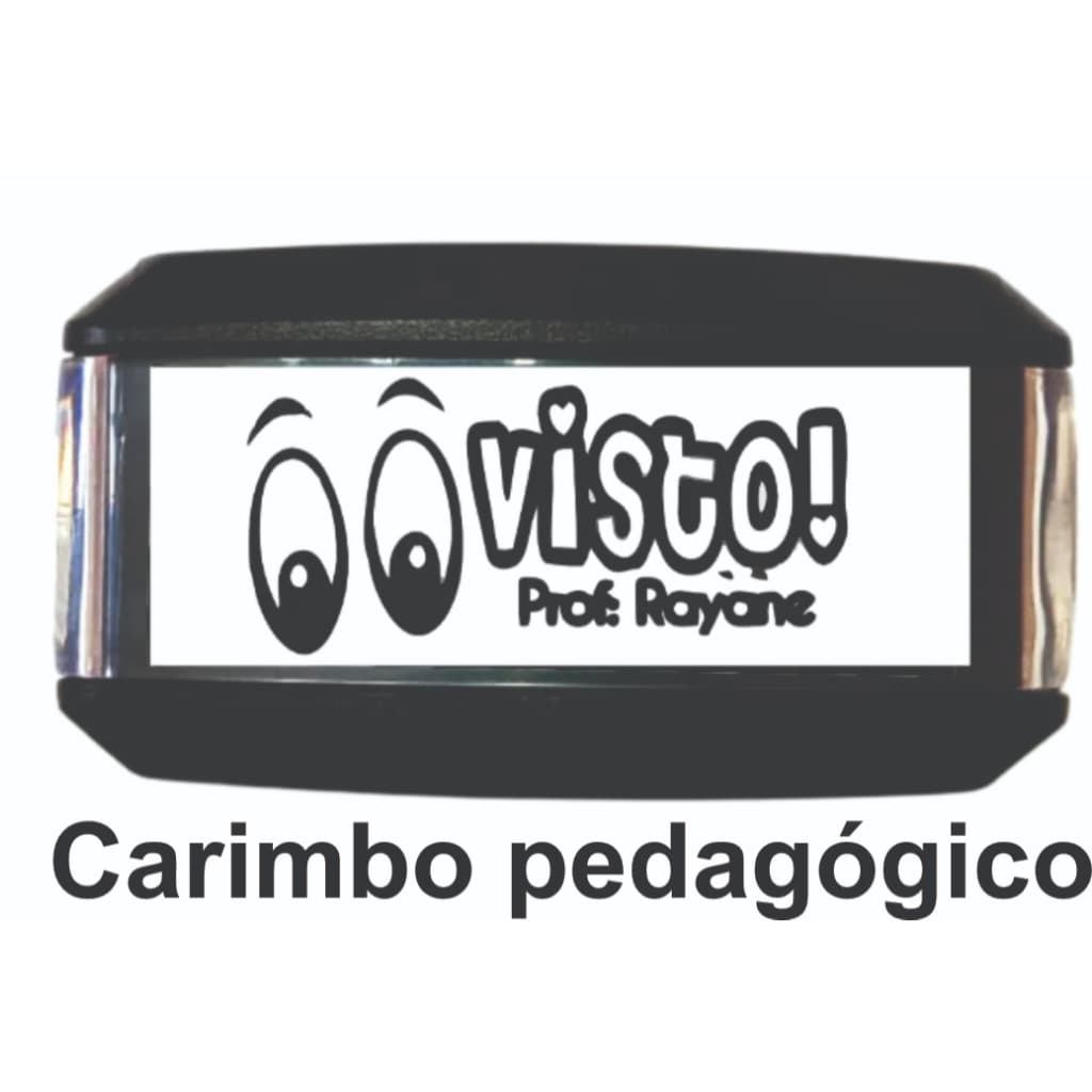 Carimbo visto pela professora automático