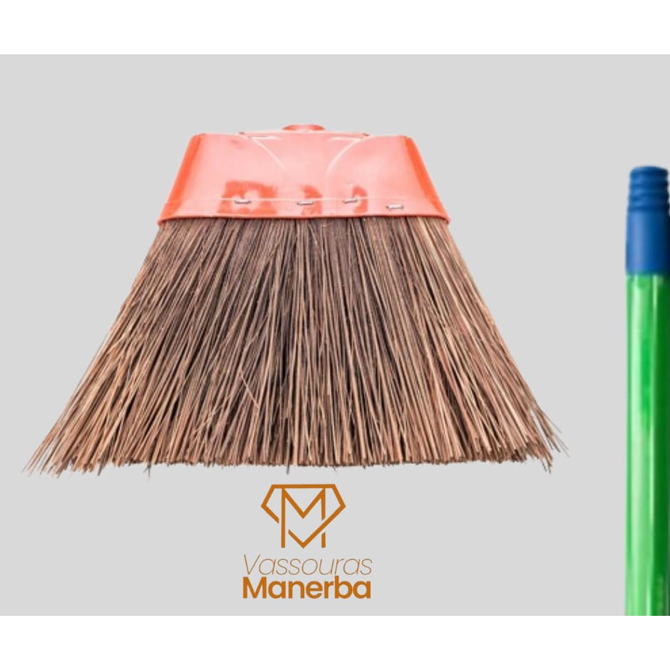 KIT VASS PIACAVA COM CABO LISTRADO