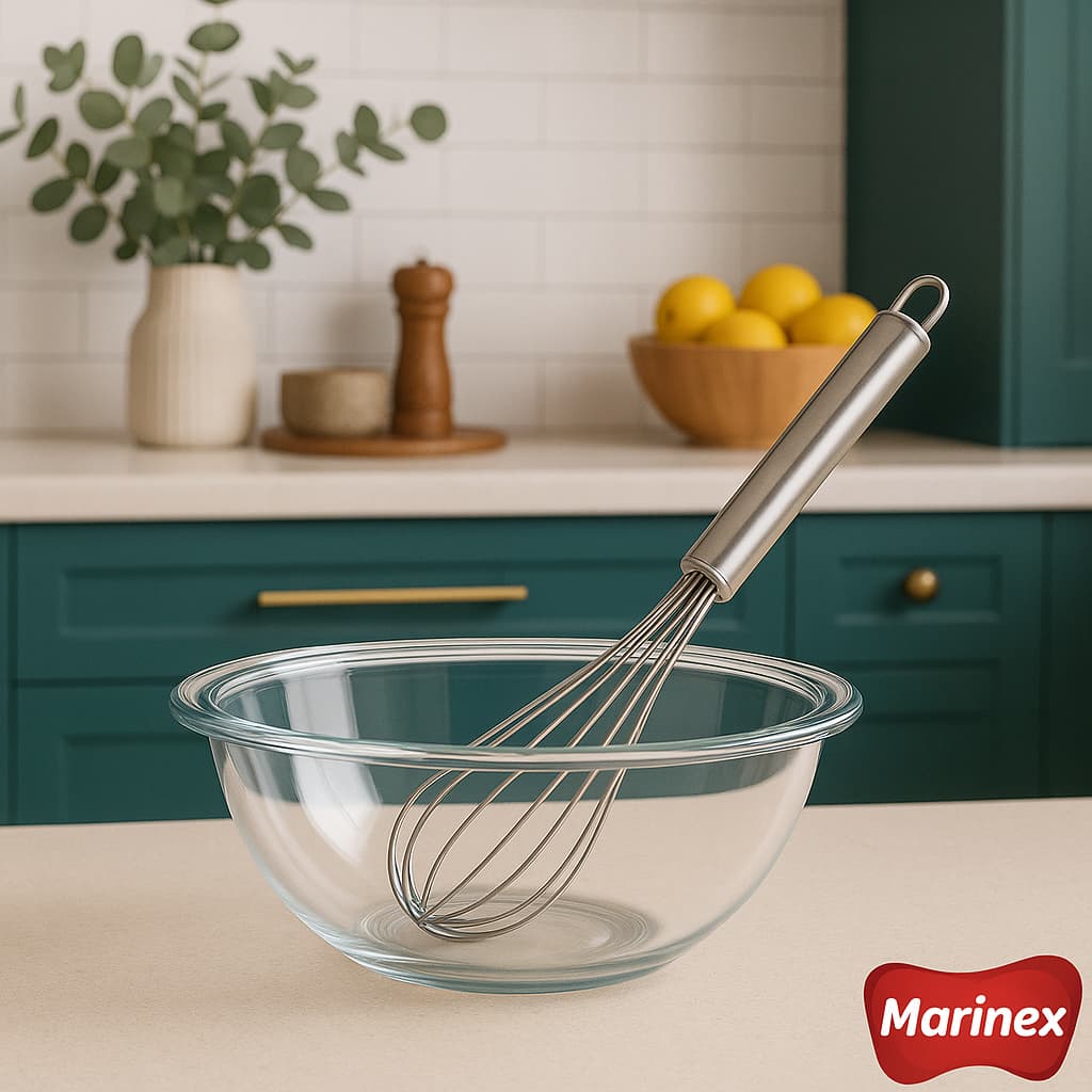 Tigela de Vidro Marinex 4 L Sem Tampa – Resistente, Versátil e Ideal para Preparos e Servir