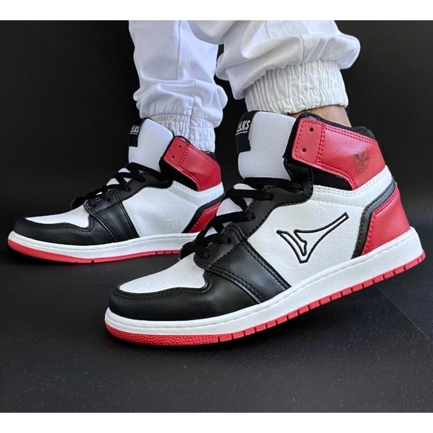 Tênis Botinha Cano Alto Casual Basquete Feminino Maculino Unissex A&J Lançamento 34 ao 43 Não Perca!