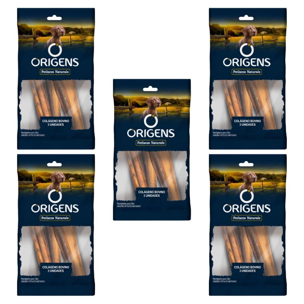 Origens Petisco Natural Cães Tiras De Colágeno Bovino 5 Unid