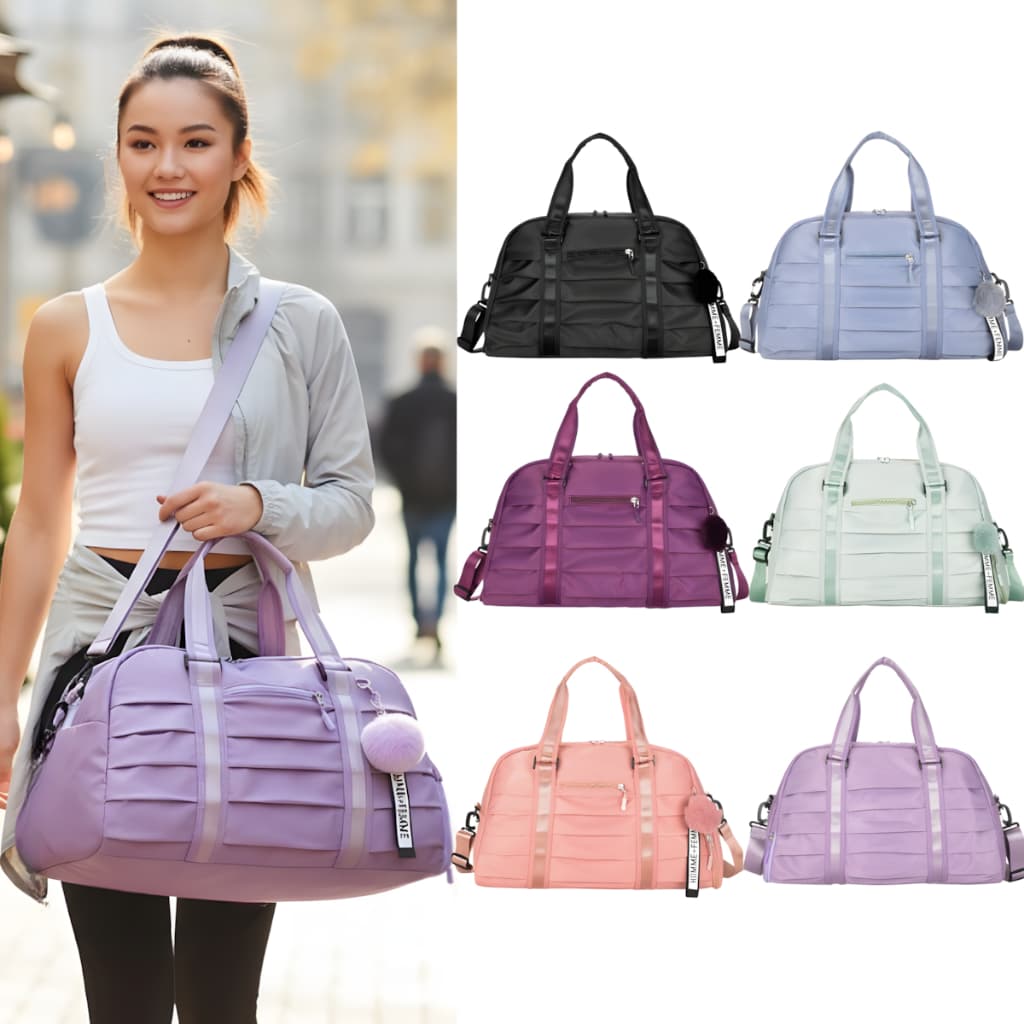 Bolsa Mala De Mão Feminina Impermeável  Alça Reforçada Com Zíper Super Estilosa Resistente