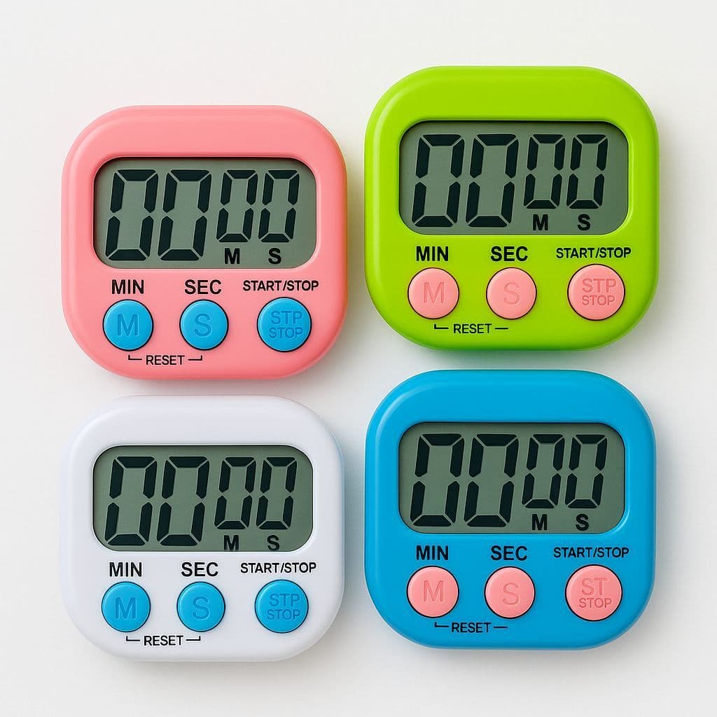 Timer de cozinha digital progressivo ou regressivo alarme imã cronômetro TG