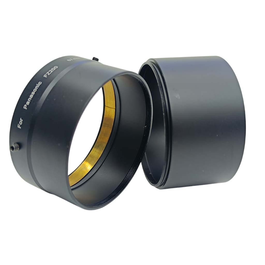 Tubo Adaptador 67mm Para Panasonic Lumix Fz200 Bipartido