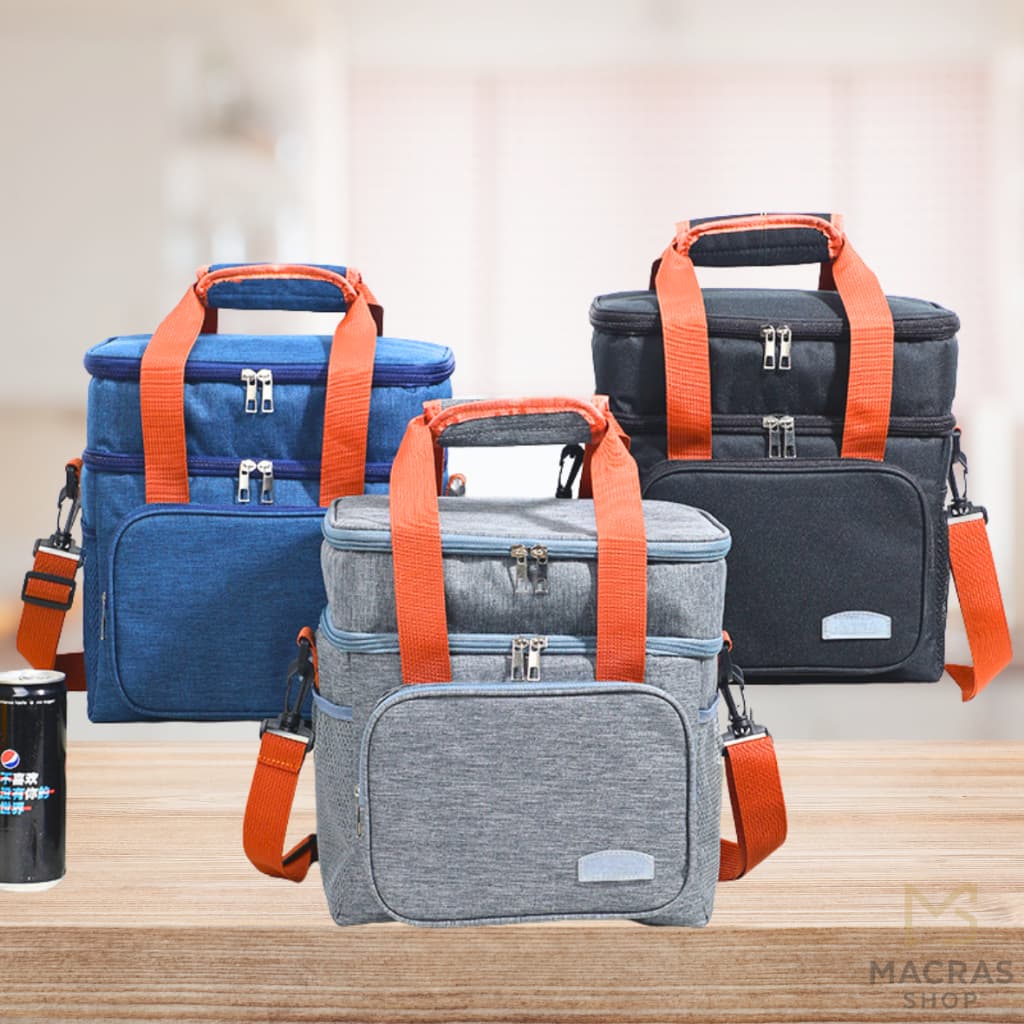 Bolsa Térmica Grande Premium Adequada Para Viagens Piquenique Praia Camping