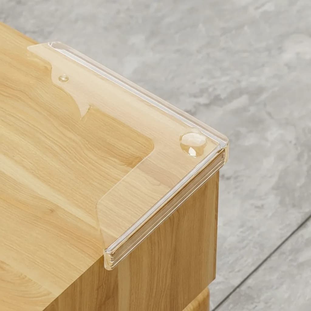 Kit 8 Protetor Quina Canto Perfil Baixo 0.8cm 5cm 4cm Macio Bebê Idosos