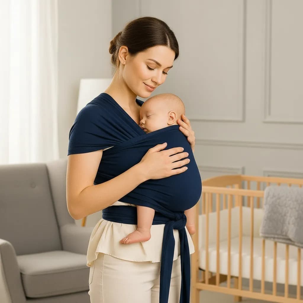 Wrap Baby Sling Mamãe Canguru Malha 100% Algodão | Faixa do Bebê