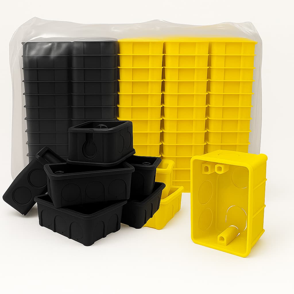 Kit 30 Caixas De Luz 4x2 Embutir Tomadas E Interruptores