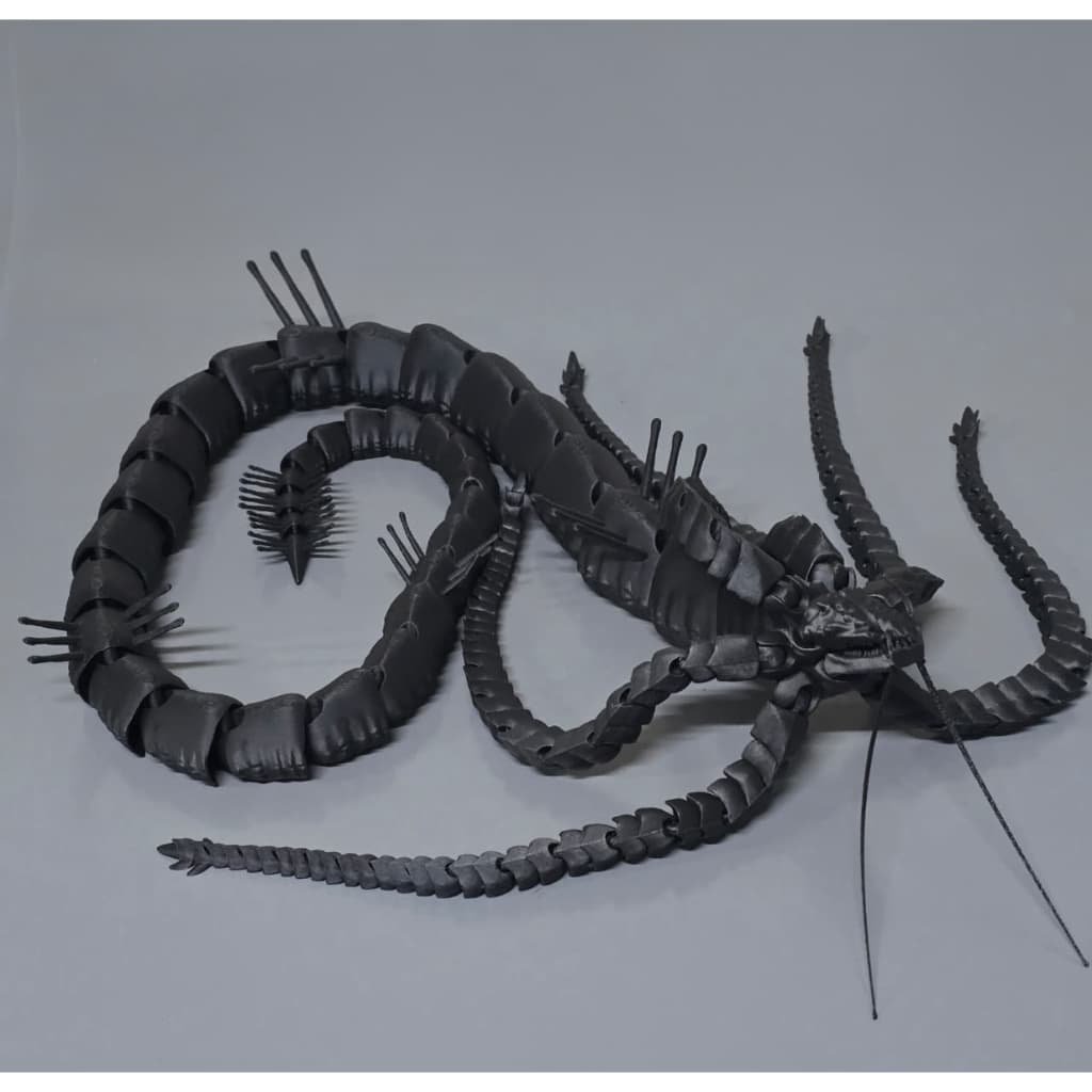 Gargantuan Leviathan - Leviatã Gigantesco Articulado Subnautica 85cm Monstro Marinho