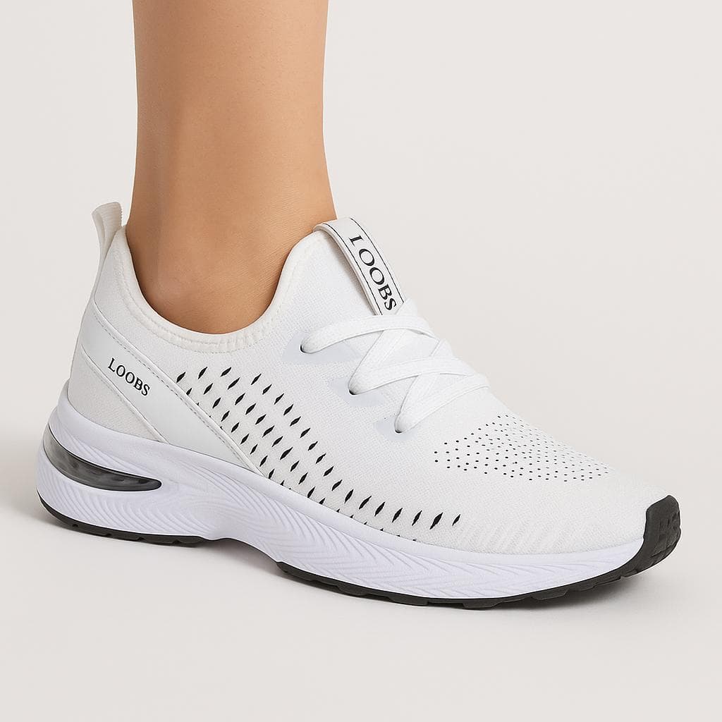 Tênis Feminino Calce Fácil Tenis Academia caminhada super leve e macio Original Loobs Sport