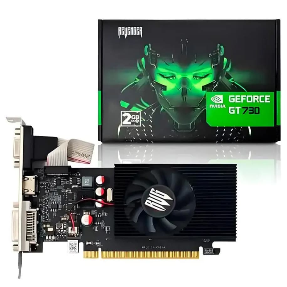 Placa De Vídeo Gt 730 Nvidia Geforce 4gb Ddr3 128 Bits
