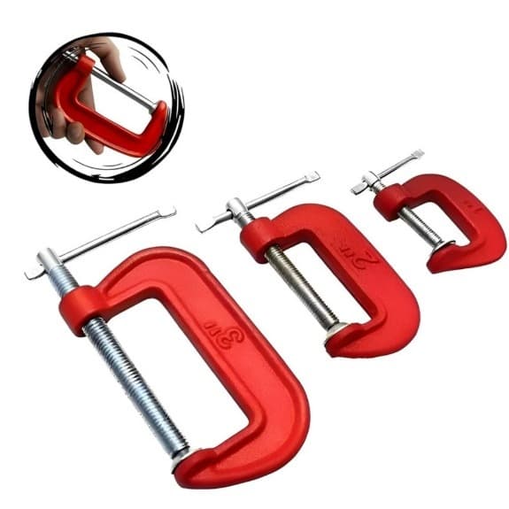 Kit 3 Grampos Sargento Para Marcenarias De Alta Performance e Qualidade a Pronta Entrega