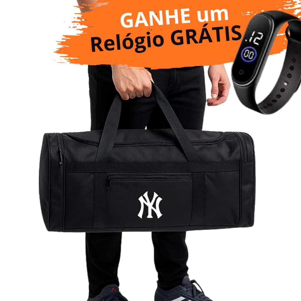 Mala Bolsa De Viagem 23KG Para Avião Reforçada Super Grande + Relógio Digital