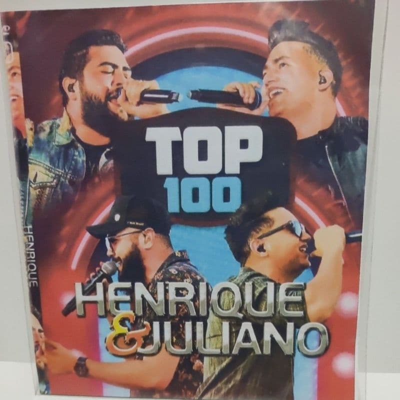 dvd Henrique e Juliano top 100 novo
