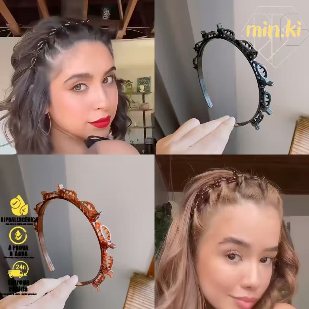 💖 Bico de Pato Fashion — O Acessório Perfeito para Qualquer Penteado