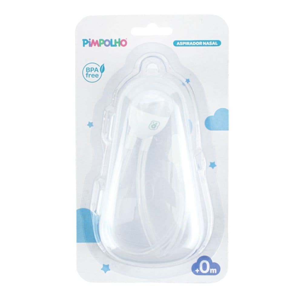 Aspirador Nasal com Estojo Pimpolho Bebê Higiene Enxoval