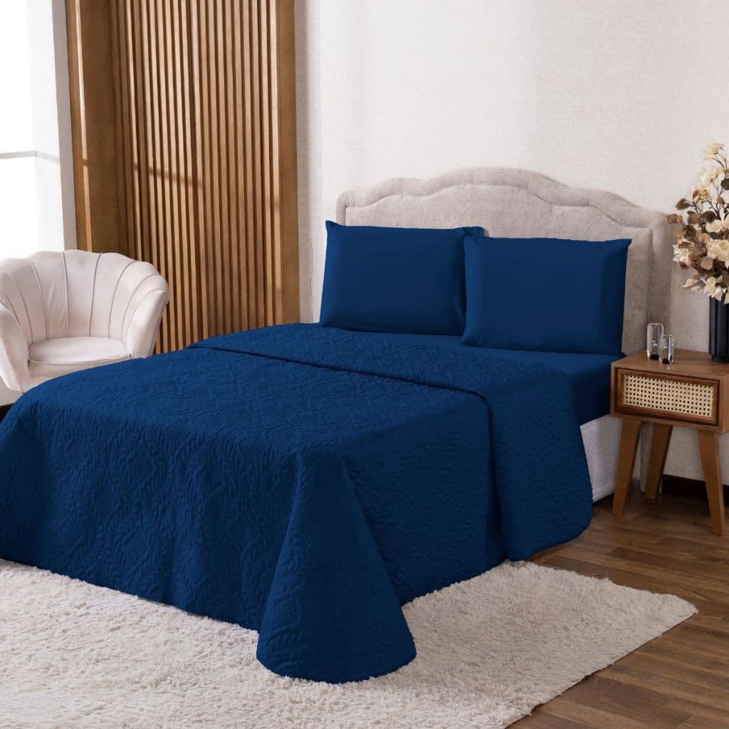 Cobre Leito Casal Luxo Slim Apronta Entrega