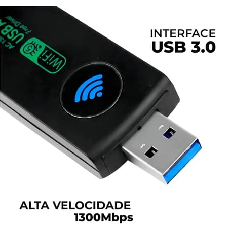 Adaptador Usb Wifi Wireless Dual Band 2,4g 5g USB