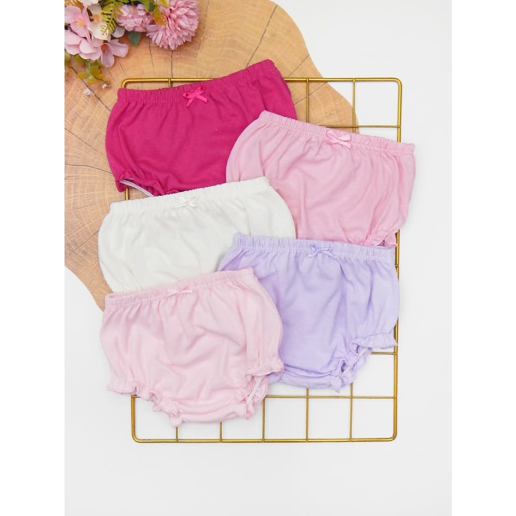 Conjunto Calcinha Tapa Fralda de Algodão Modelo Bundão 4 peças