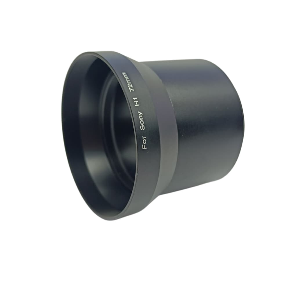 Tubo Adaptador 72mm Para Sony CyberShot DSC-H1 para Lentes e Filtros