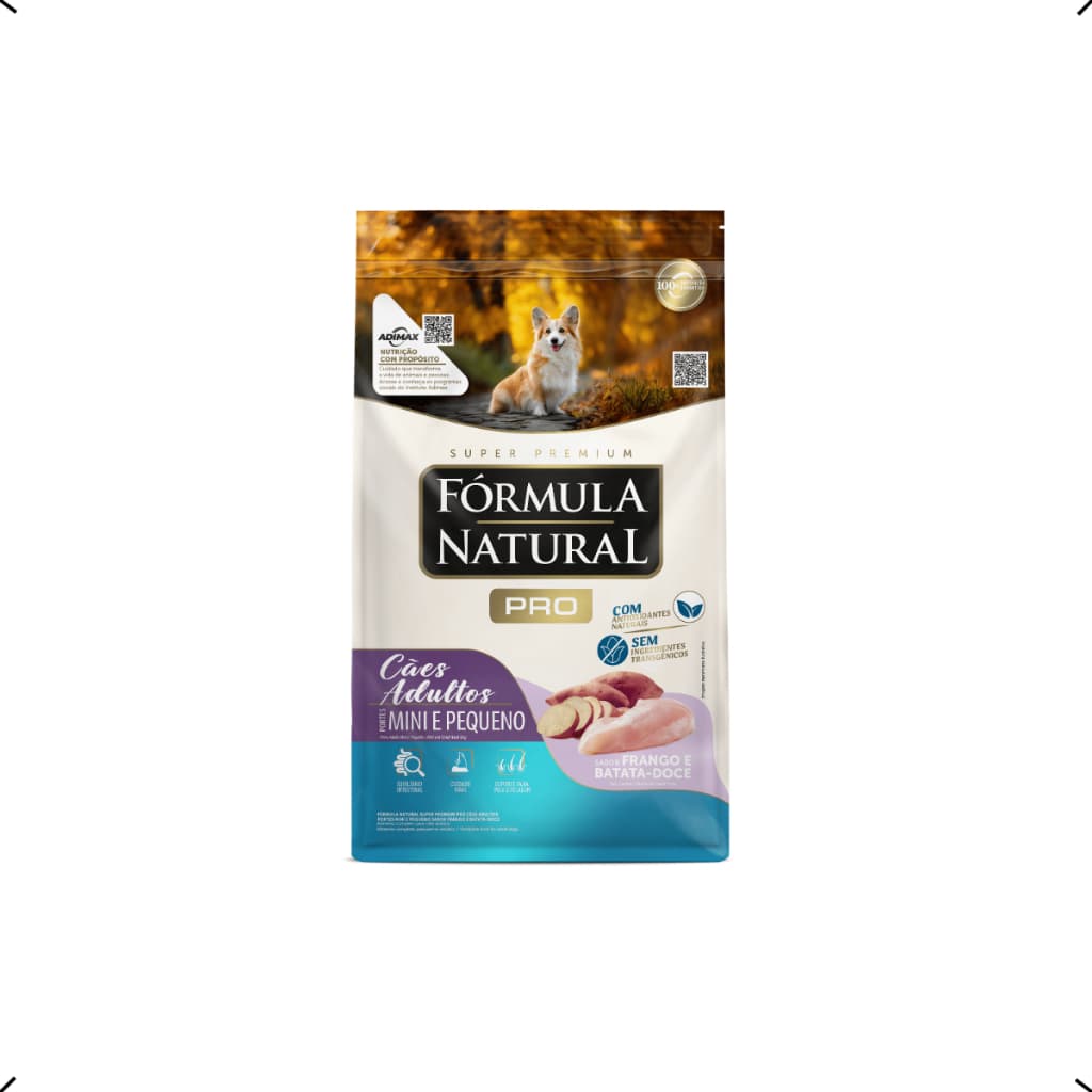 RAÇÃO FORMULA NATURAL PRO ADULTO MINI E PEQUENO 15KG