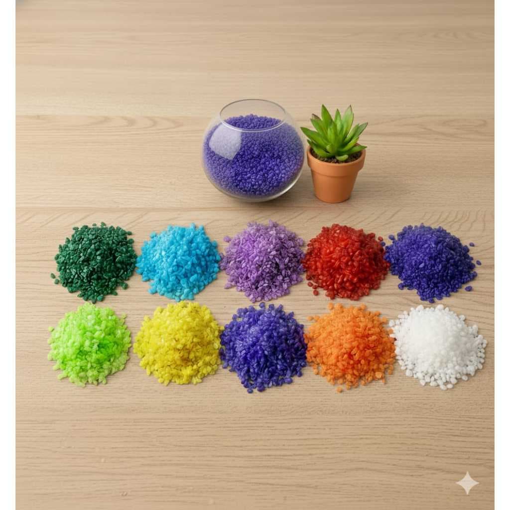 Pedra para Aquário 1 a 5kg  - Coloridas Atóxicas p/ Aquário & Vasos – Decoração Premium - Cascalho