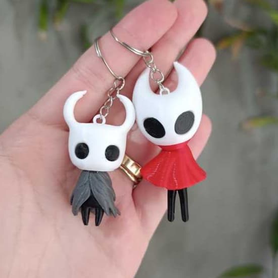 Chaveiro Bonecos The Knight  (Hollow Knight) - Figure Colecionável Impresso em 3D