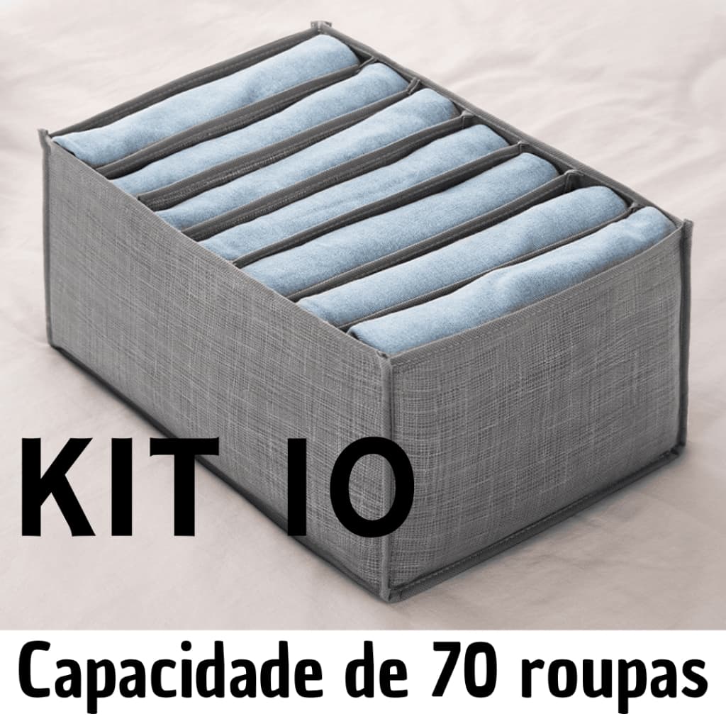 5/10 PÇS Organizador De Guarda-Roupa Calça Jeans/ Roupas Caixa De Malha Multiuso Dobrável ND-06