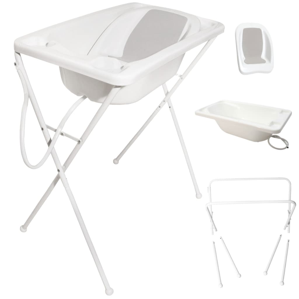 Banheira Para Bebê Galzerano Acqua Trio Até 20Kg Cores Com Suporte